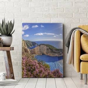 Impression sur toile - Image sur toile - Mes super vacances grecques - 80x120 cm