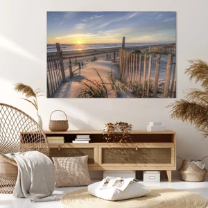 Impression sur toile - Image sur toile - Ombre et brillance du vent - 120x80 cm