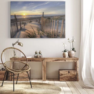 Impression sur toile - Image sur toile - Ombre et brillance du vent - 120x80 cm