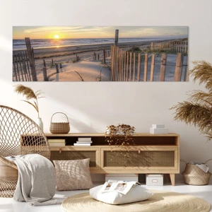 Impression sur toile - Image sur toile - Ombre et brillance du vent - 160x50 cm