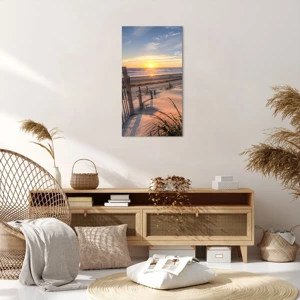 Impression sur toile - Image sur toile - Ombre et brillance du vent - 55x100 cm