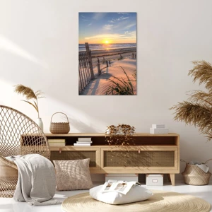 Impression sur toile - Image sur toile - Ombre et brillance du vent - 70x100 cm