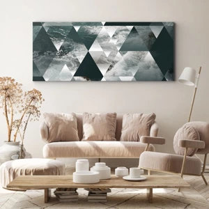 Impression sur toile - Image sur toile - Point de vue de cristal - 100x40 cm