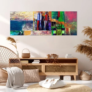 Impression sur toile - Image sur toile - Relations et émotions - 140x50 cm