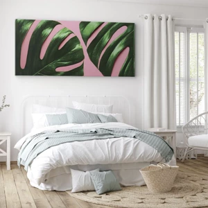 Impression sur toile - Image sur toile - Rendez-vous vert - 100x40 cm