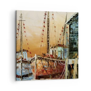 Impression sur toile - Image sur toile - Retour tranquille - 60x60 cm