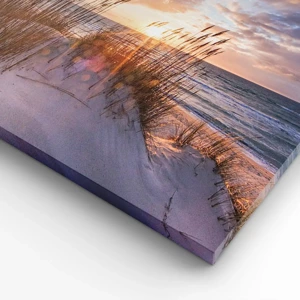 Impression sur toile - Image sur toile - Salutations du soleil et du vent - 100x40 cm