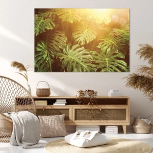 Impression sur toile - Image sur toile - Se fondre dans la verdure - 120x80 cm