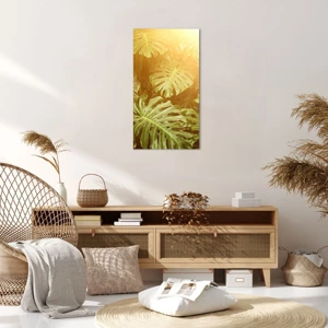 Impression sur toile - Image sur toile - Se fondre dans la verdure - 55x100 cm