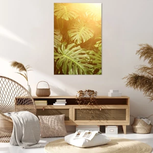 Impression sur toile - Image sur toile - Se fondre dans la verdure - 80x120 cm