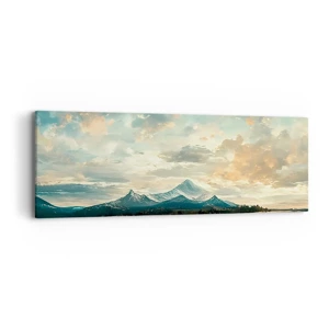 Impression sur toile - Image sur toile - Sous la protection du ciel - 90x30 cm