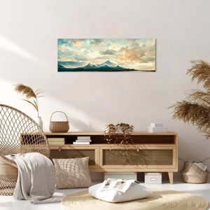 Impression sur toile - Image sur toile - Sous la protection du ciel - 90x30 cm