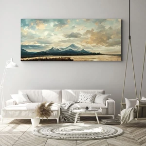 Impression sur toile - Image sur toile - Sous la protection du ciel - 90x30 cm