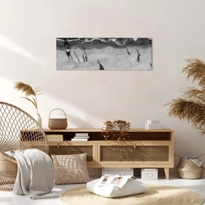 Impression sur toile - Image sur toile - Toujours sur le rivage… - 90x30 cm