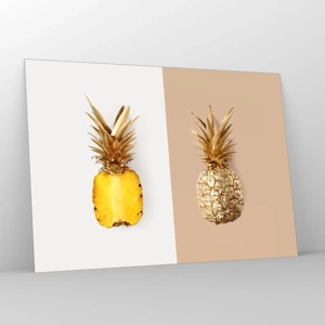 Impression sur verre - Image sur verre - Ananas pour nous - 100x70 cm