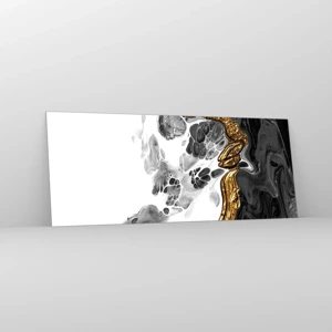 Impression sur verre - Image sur verre - Composition organique - 100x40 cm