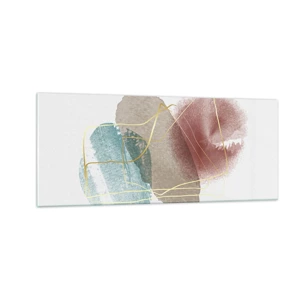 Impression sur verre - Image sur verre - Coraux de l'espace - 100x40 cm