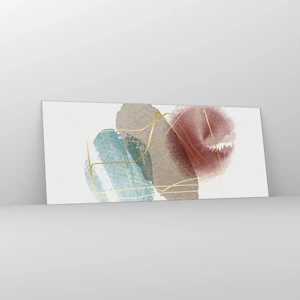 Impression sur verre - Image sur verre - Coraux de l'espace - 100x40 cm