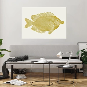 Impression sur verre - Image sur verre - Du poisson et c'est tout - 100x70 cm