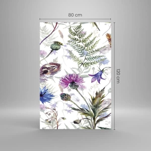 Impression sur verre - Image sur verre - Herbier polonais - 80x120 cm