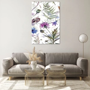 Impression sur verre - Image sur verre - Herbier polonais - 80x120 cm