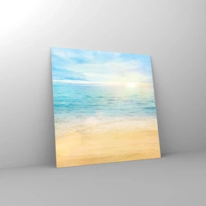 Impression sur verre - Image sur verre - Le grand bleu - 30x30 cm