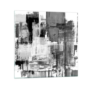 Impression sur verre - Image sur verre - Le gris est beau - 70x70 cm