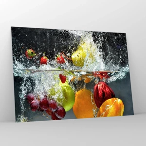 Impression sur verre - Image sur verre - Rafraîchissement fruité - 100x70 cm