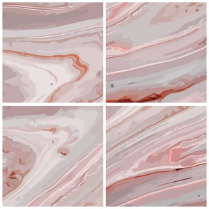 Impression sur verre - Image sur verre - Rose liquide - 30x30 cm