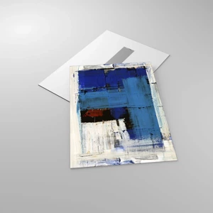 Impression sur verre - Image sur verre - Secret de bleu - 50x70 cm