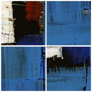 Impression sur verre - Image sur verre - Secret de bleu - 70x70 cm