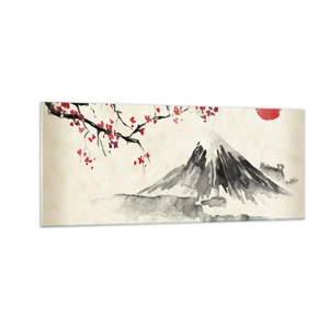 Impression sur verre - Image sur verre - Tomber amoureux du Japon - 100x40 cm