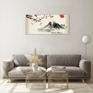 Impression sur verre - Image sur verre - Tomber amoureux du Japon - 100x40 cm