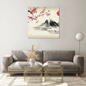 Impression sur verre - Image sur verre - Tomber amoureux du Japon - 70x70 cm