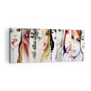 Impression sur toile - Image sur toile - Et c'est toujours TOI - 100x40 cm
