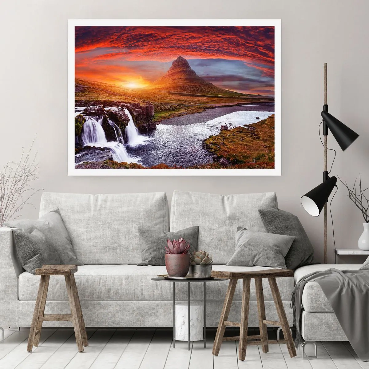 Affiche - Poster - Vue de la terre du milieu - 40x30 cm