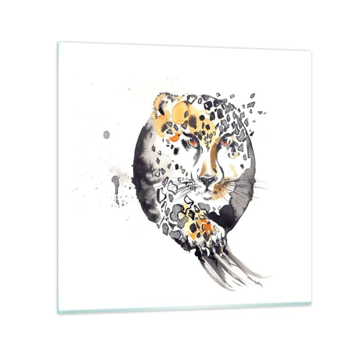 Impression sur verre - Image sur verre - Drapieżna uroda - 50x50 cm