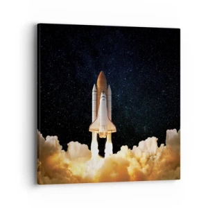Impression sur toile - Image sur toile - Ad astra! - 40x40 cm