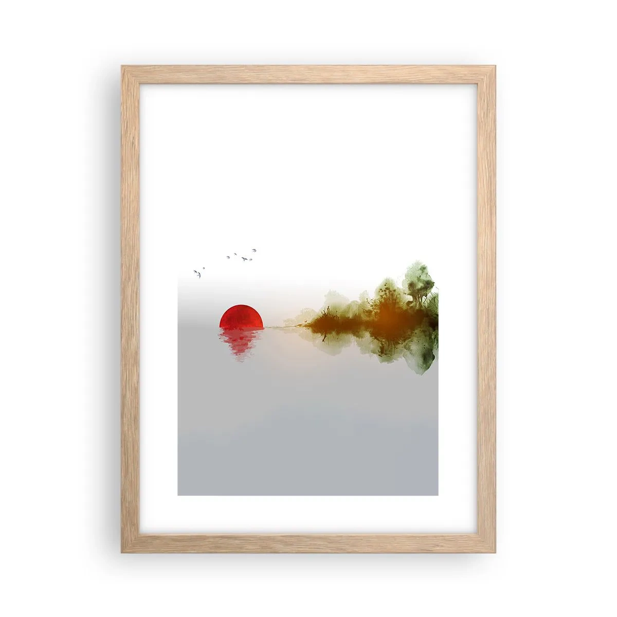 Affiche dans un chêne clair - Poster - Une promesse de paix - 30x40 cm