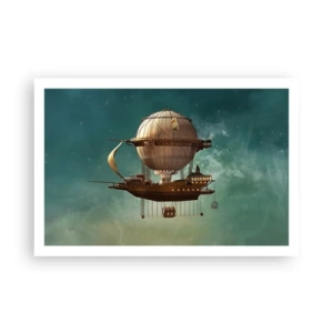 Affiche - Poster - Jules Verne vous salue - 91x61 cm