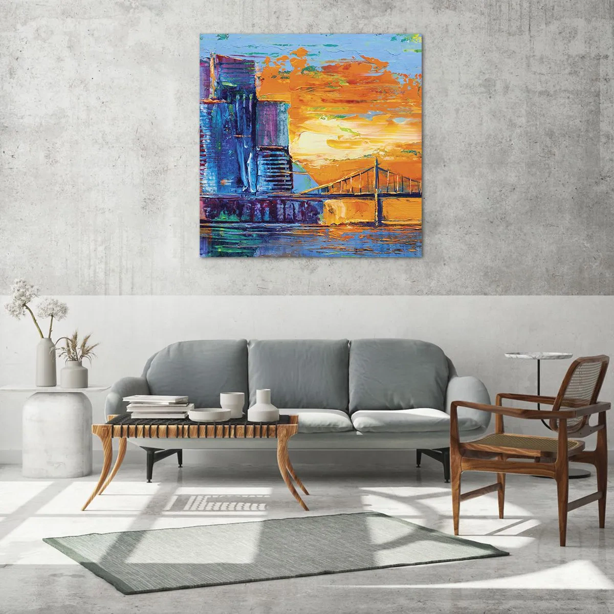 Impression sur verre - Image sur verre - Culture et nature - 70x70 cm
