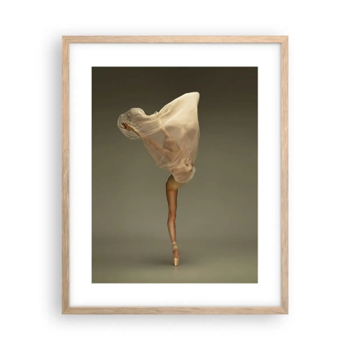 Affiche dans un chêne clair - Poster - Il va bientôt s'envoler - 40x50 cm