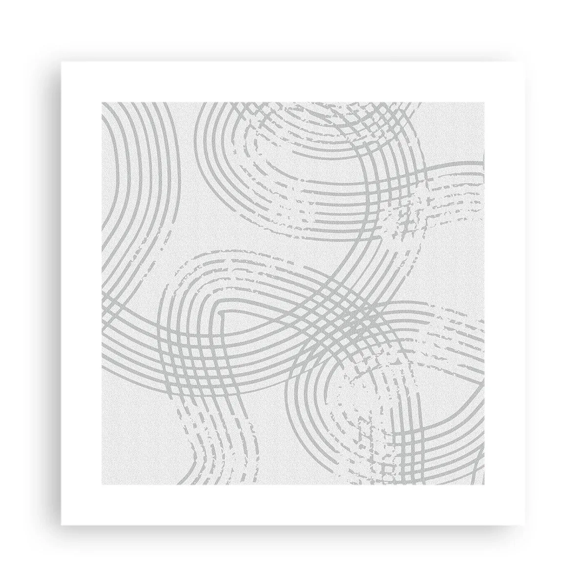 Affiche - Poster - Il n'y a pas de chemin droit - 40x40 cm