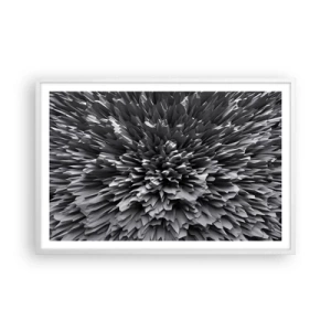 Affiche dans un cadre blanc - Poster - Ça ne peut pas être plus dur que ça - 91x61 cm