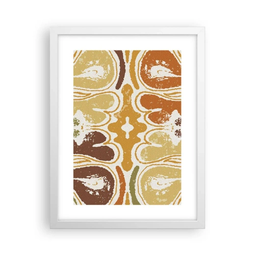 Affiche dans un cadre blanc - Poster - Abstraction sentimentale - 30x40 cm