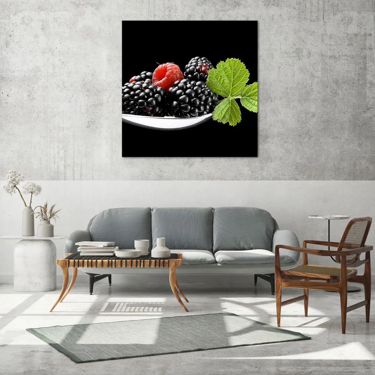 Impression sur verre - Image sur verre - Le goût de la fraîcheur - 60x60 cm