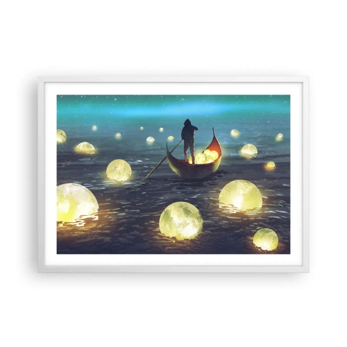 Affiche dans un cadre blanc - Poster - Des choses dont les philosophes n'ont jamais rêvé - 70x50 cm