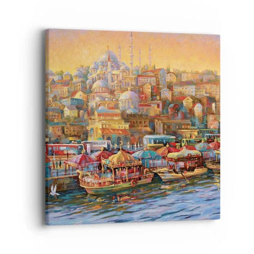 Impression sur toile - Image sur toile - Conte d'Istanbul - 40x40 cm