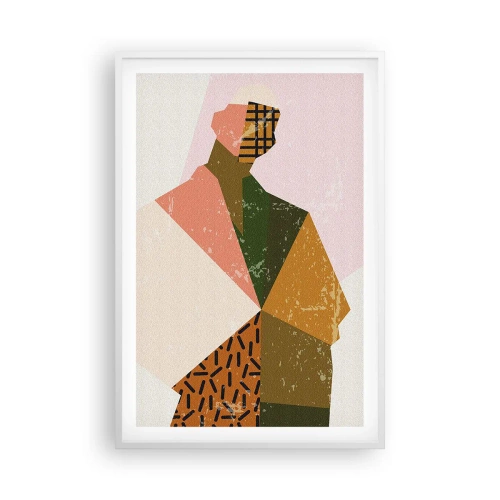 Affiche dans un cadre blanc - Poster - L’homme – un être complexe - 61x91 cm