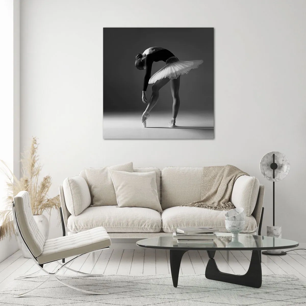 Impression sur verre - Image sur verre - Belle ballerine - 60x60 cm